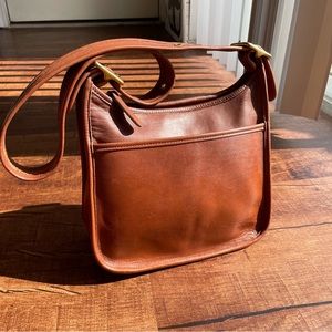 Vintage Coach Carmel Legacy Zipper Crossbody 9966